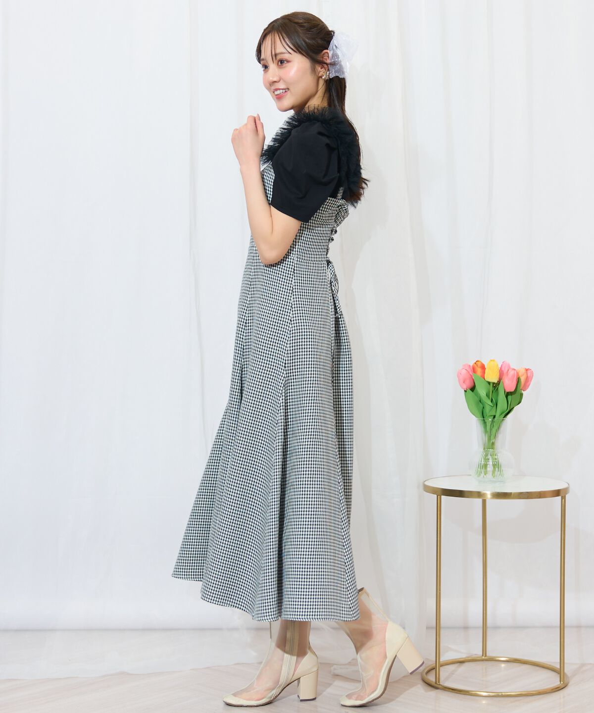 WILLSELECTION「チュールフリルマーメイドジャンスカ」|ワンピース|