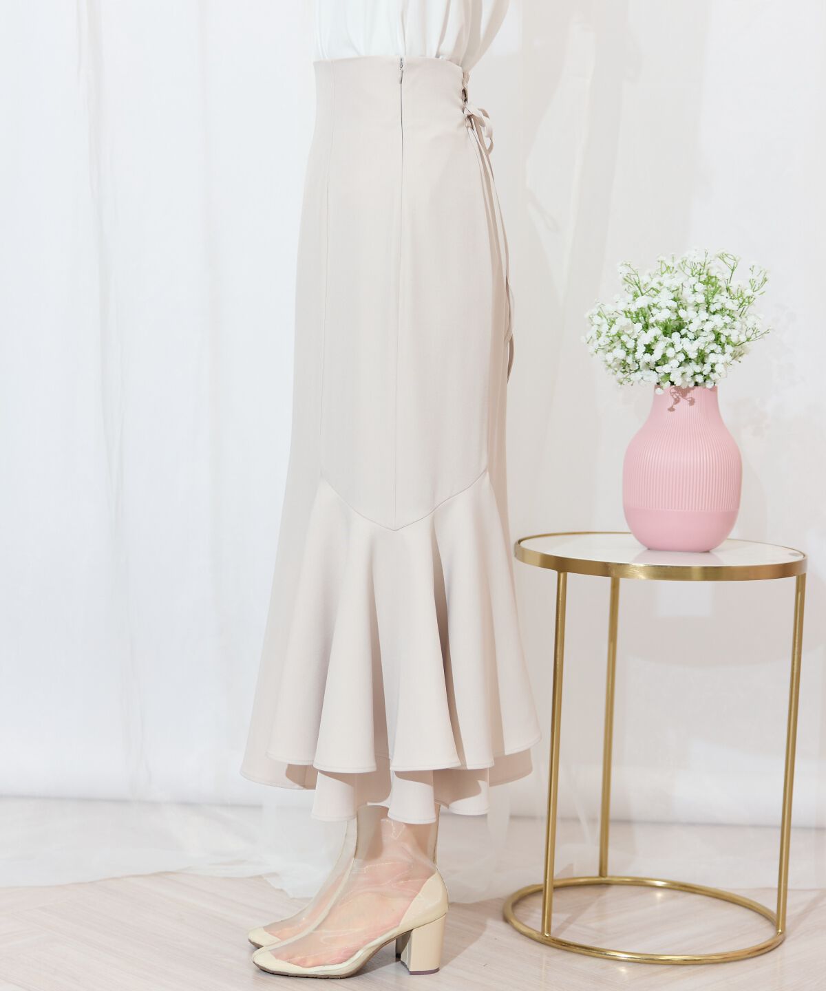 WILLSELECTION「裾ボリュームマーメイドスカート」|フレア|