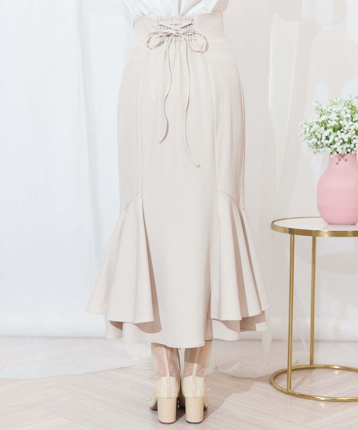WILLSELECTION「裾ボリュームマーメイドスカート」|フレア|