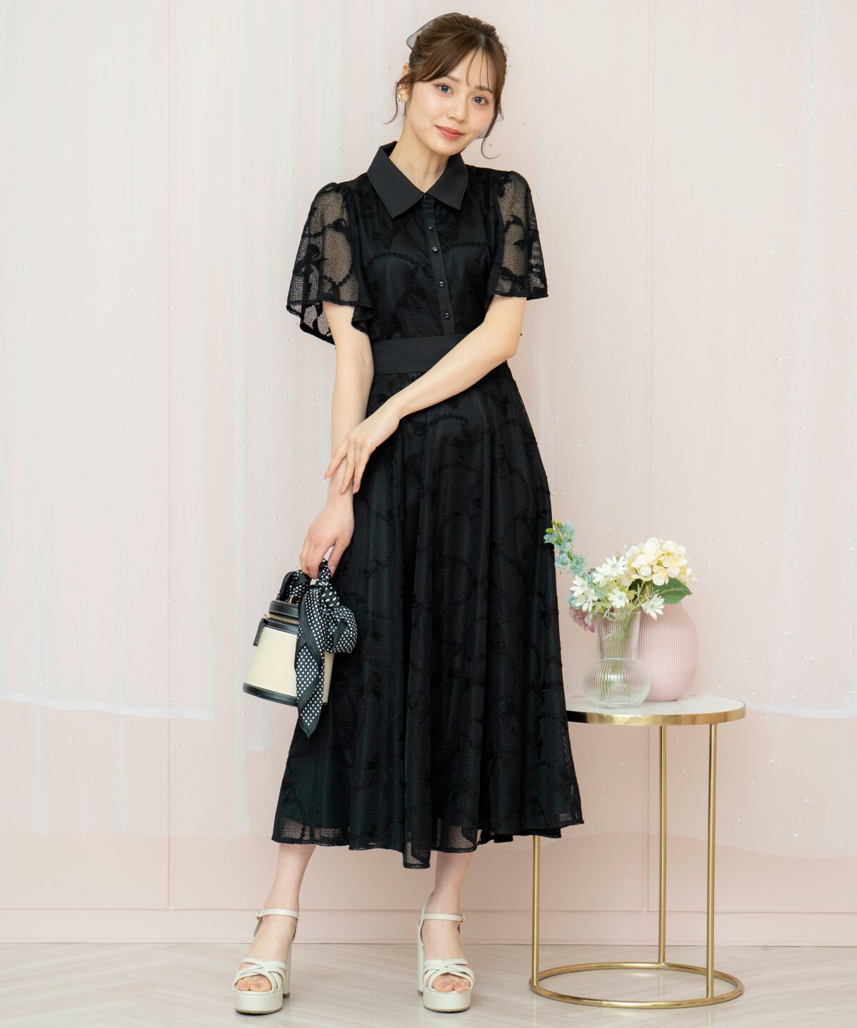 WILLSELECTION「リボンレーススカート」|フレア|