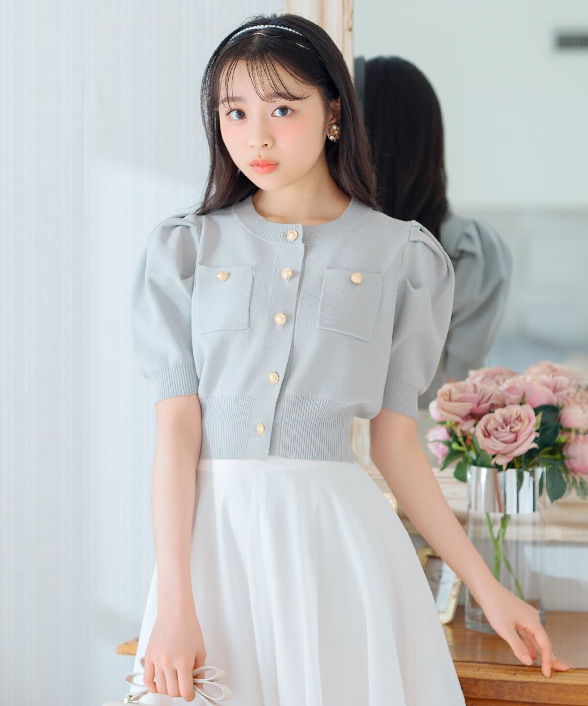 WILLSELECTION「ポケットデザインパフカーディガン」|カーディガン|