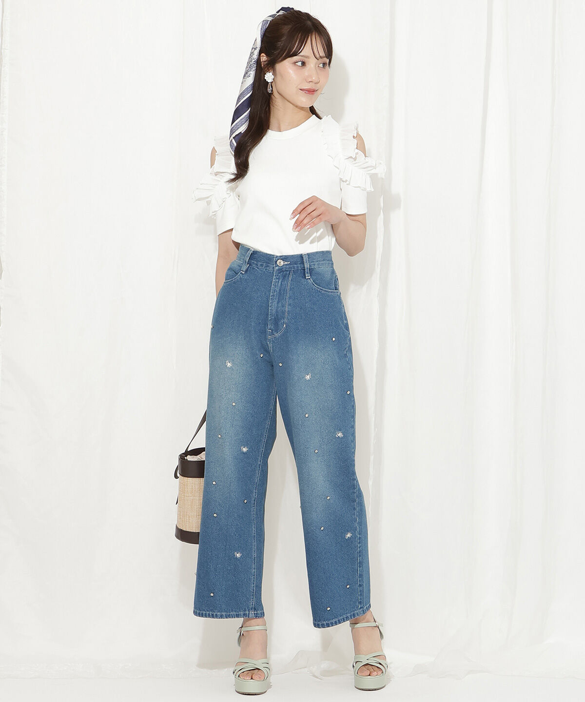 WILLSELECTION「バックリボンプリーツフリルカットソー」|Tシャツ・カットソー|