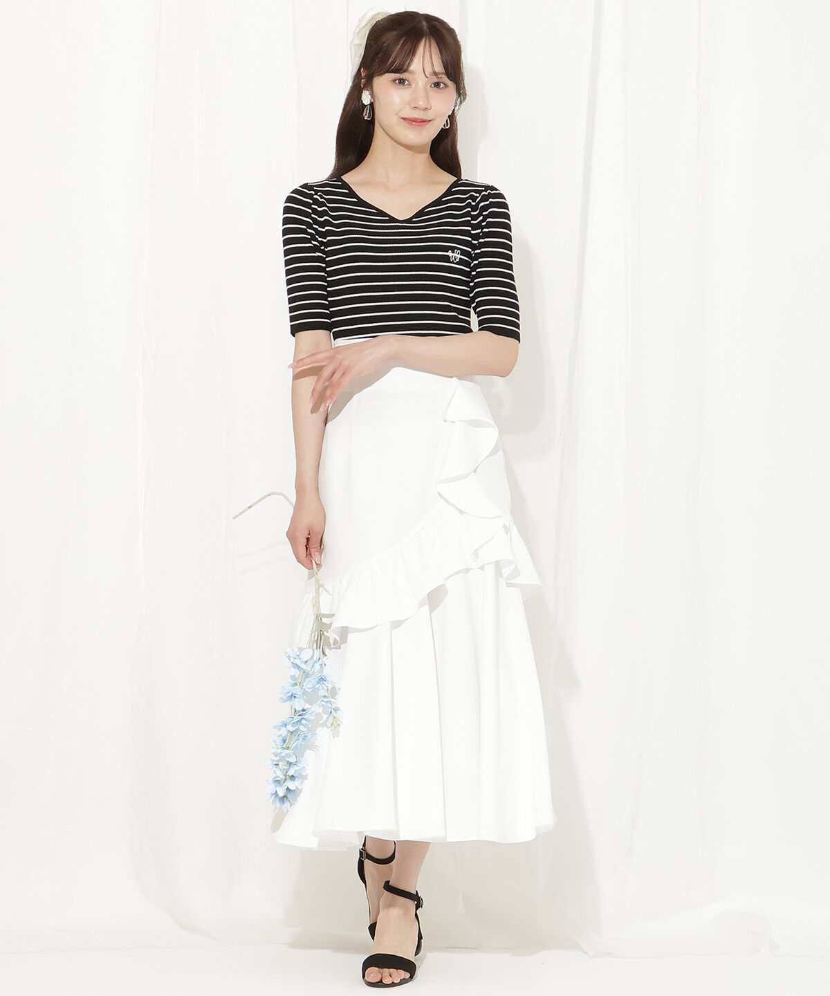 WILLSELECTION「ハートネックニットプルオーバー」|ニット・セーター|