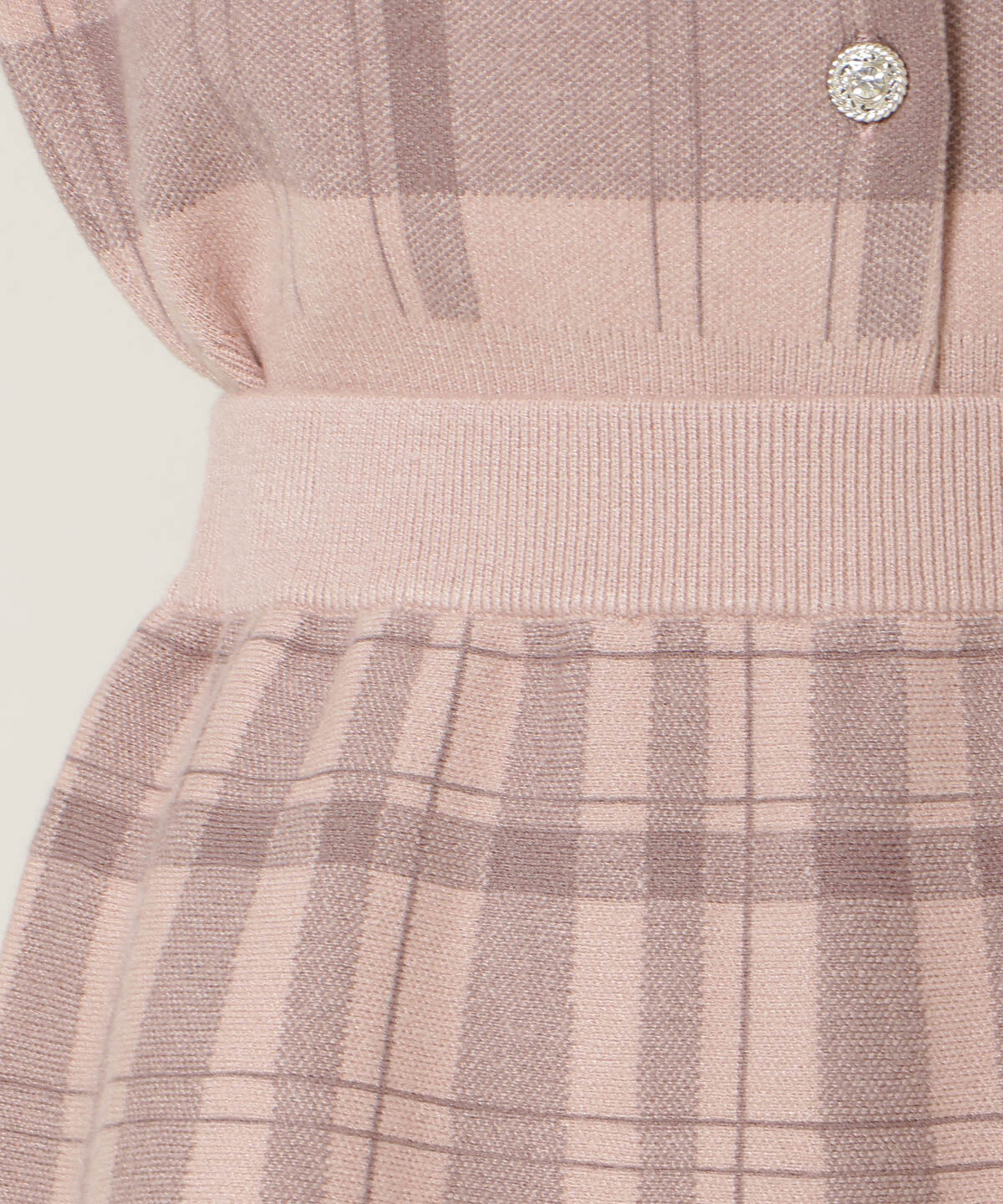 WILLSELECTION「チェック柄ニットフレアスカート」|フレア|