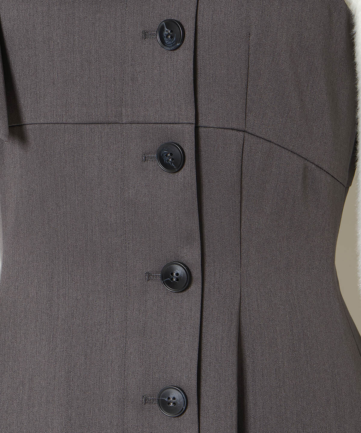 WILLSELECTION「アシンメトリーリボンショルダーワンピース」|ワンピース|