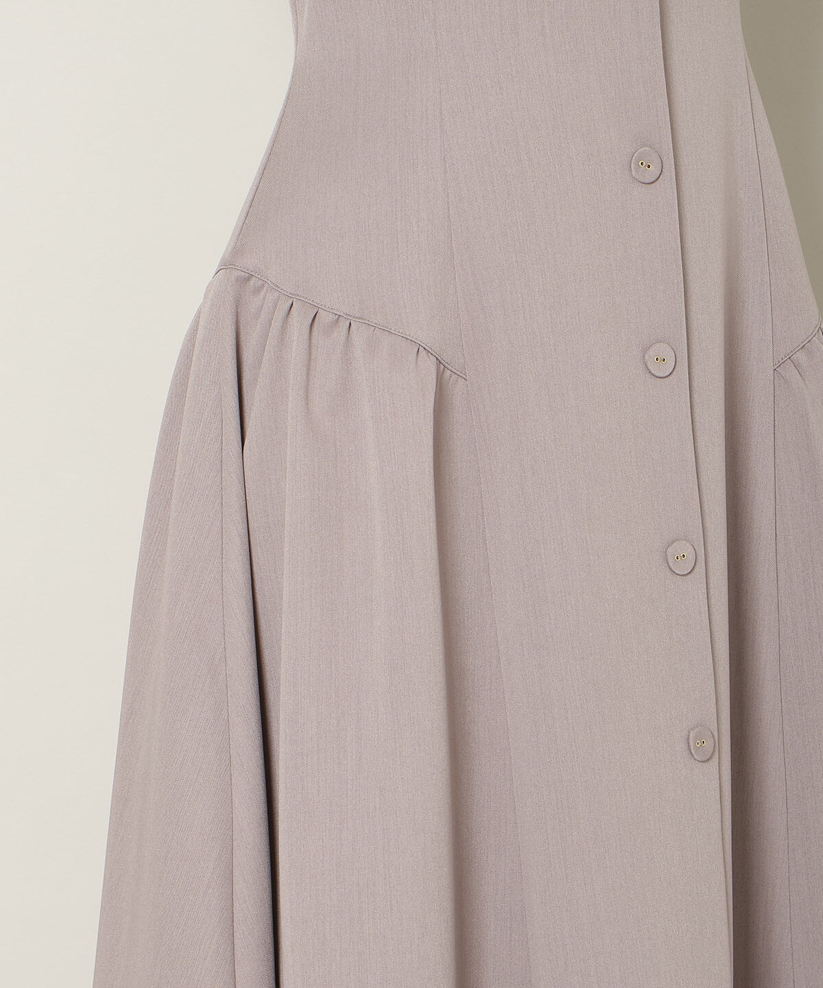 WILLSELECTION「ギャザー切替ストラップキャミワンピース」|ワンピース|