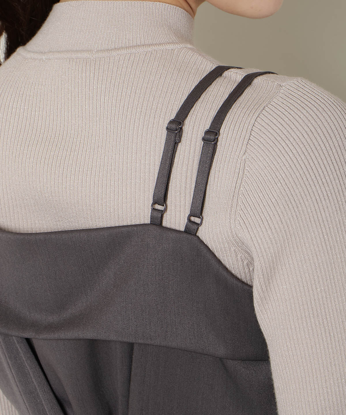 WILLSELECTION「ギャザー切替ストラップキャミワンピース」|ワンピース|