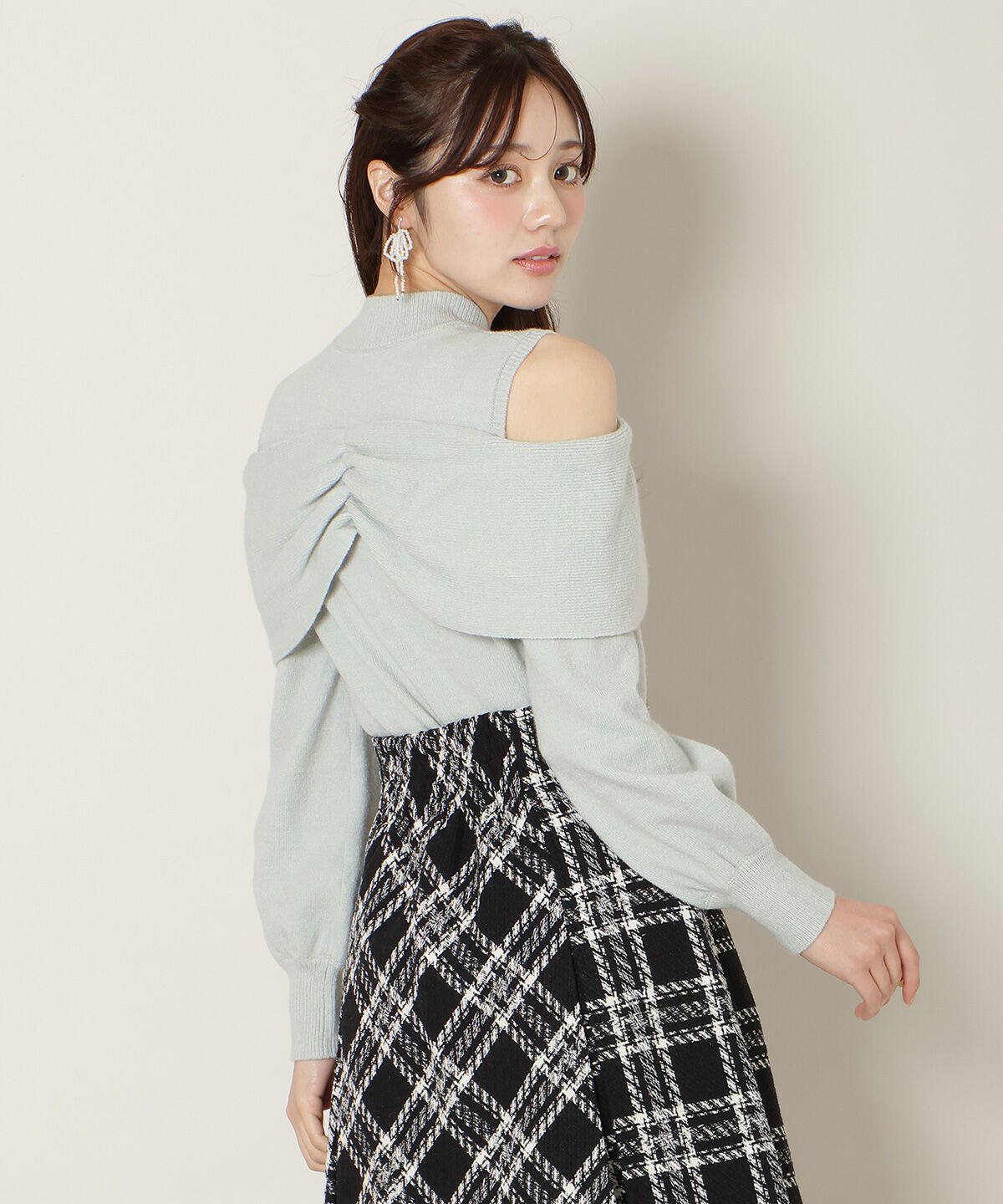 WILLSELECTION「ツイストリボンオフショルニット」|ニット・セーター|