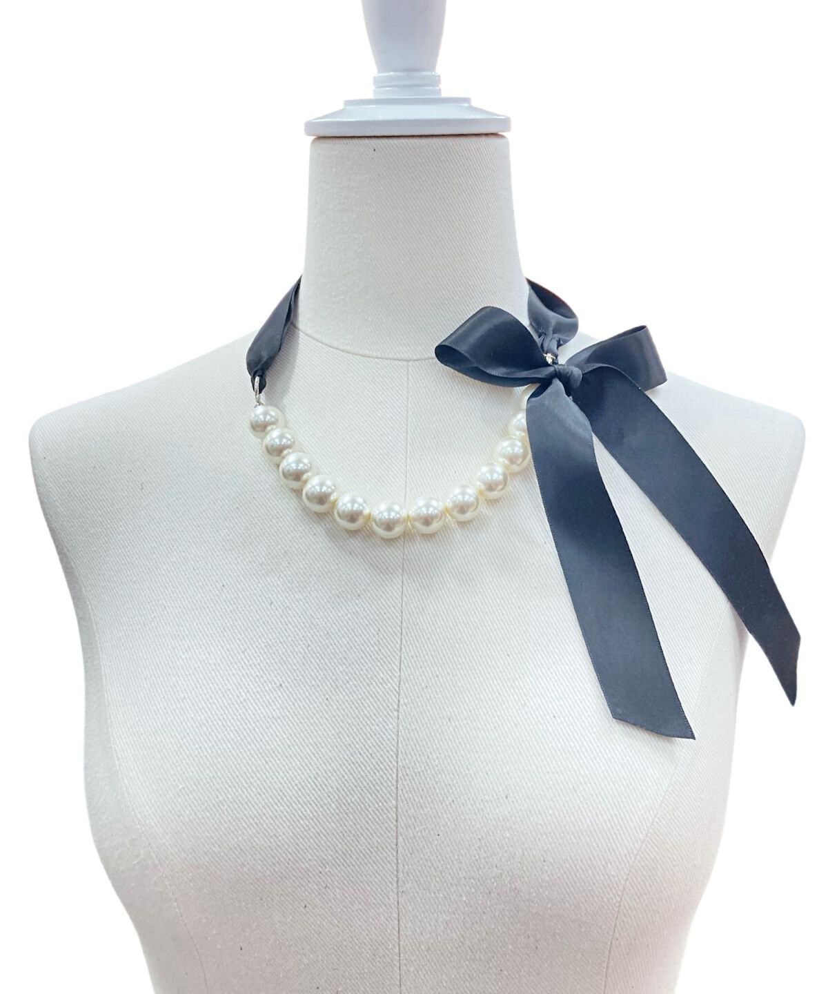 WILLSELECTION「サイドリボンパールネックレス」|ネックレス|