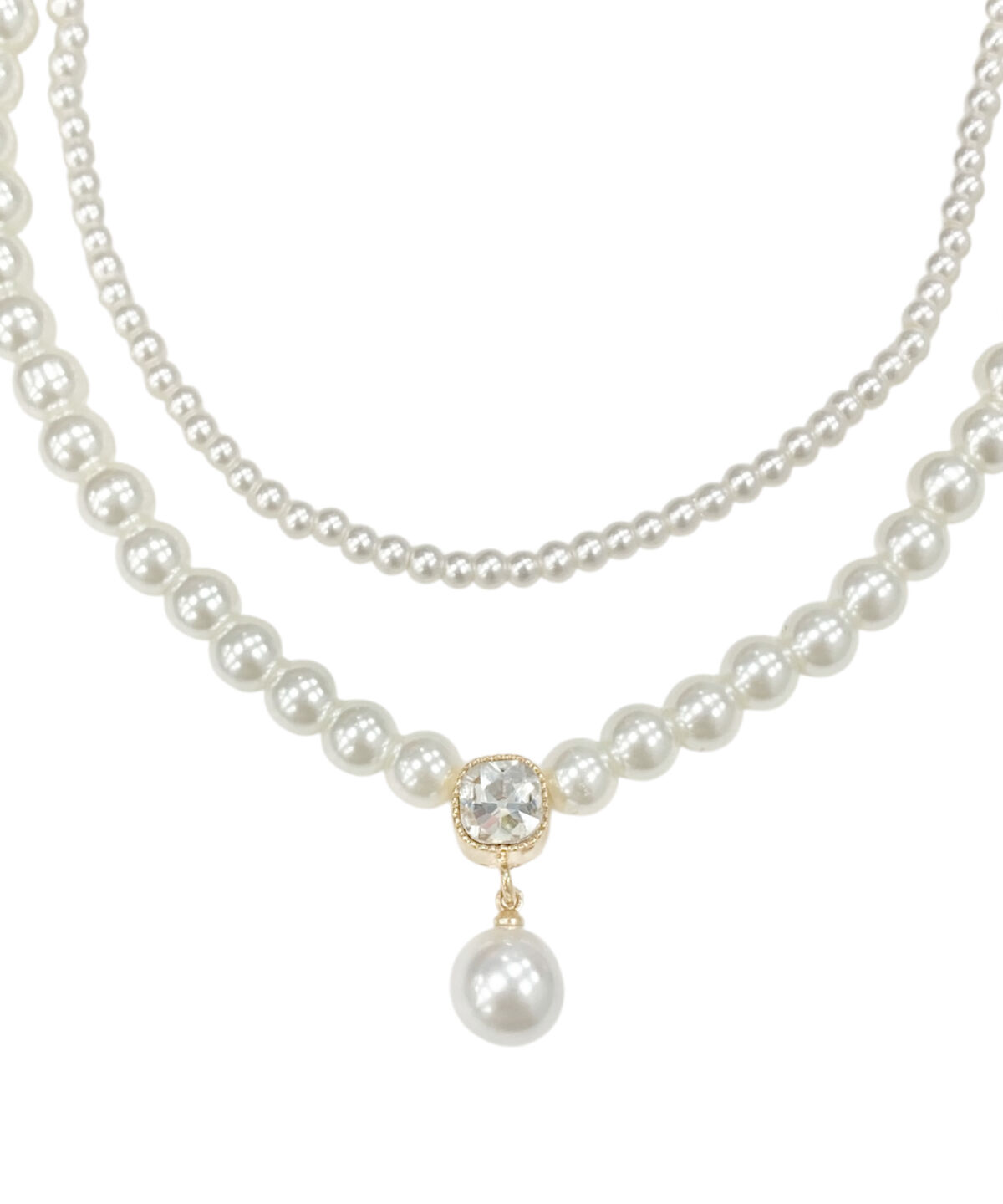 WILLSELECTION「ダブルラウンドパールネックレス」|ネックレス|