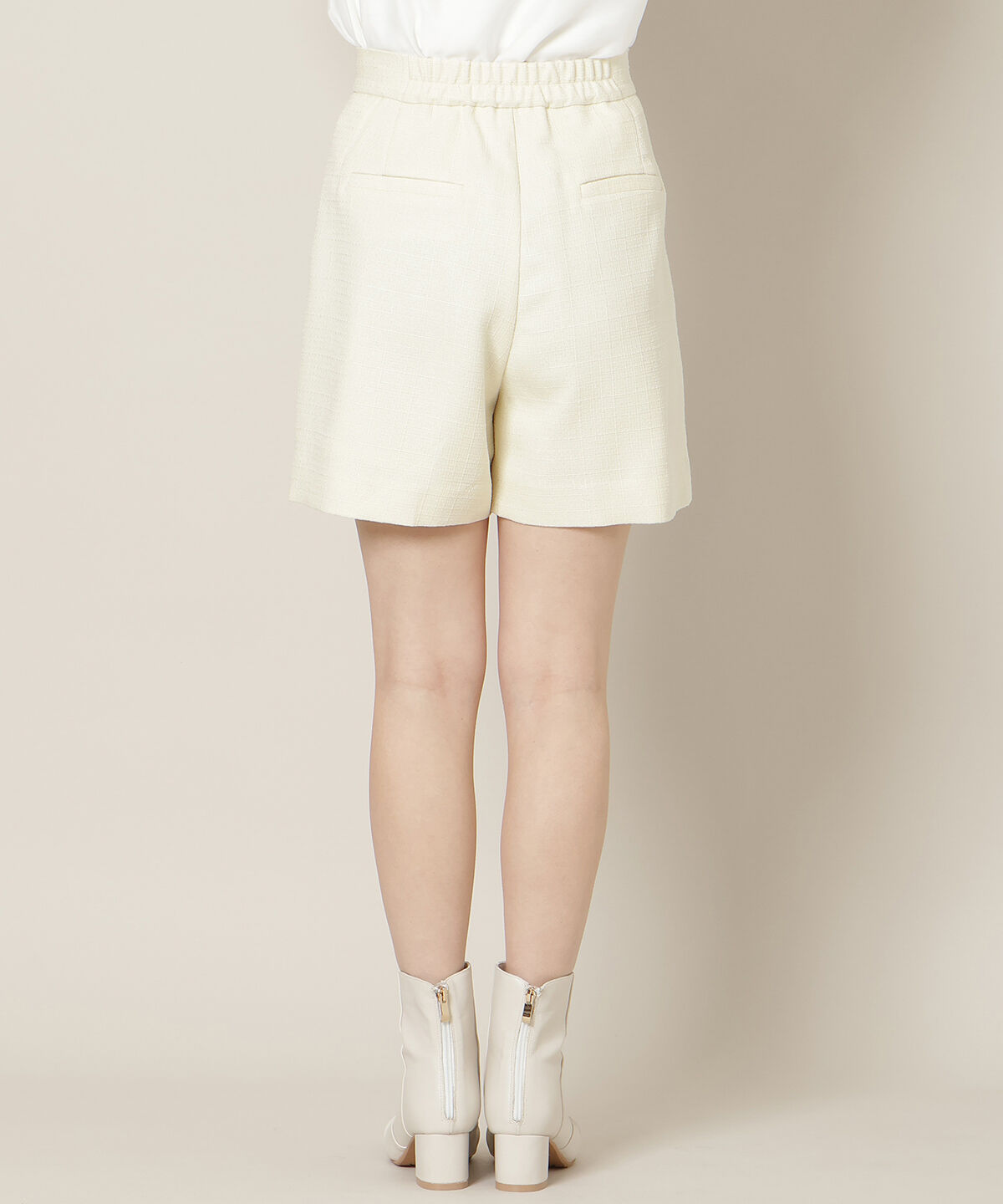 WILLSELECTION「ツイードタックショートパンツ」|キュロット|