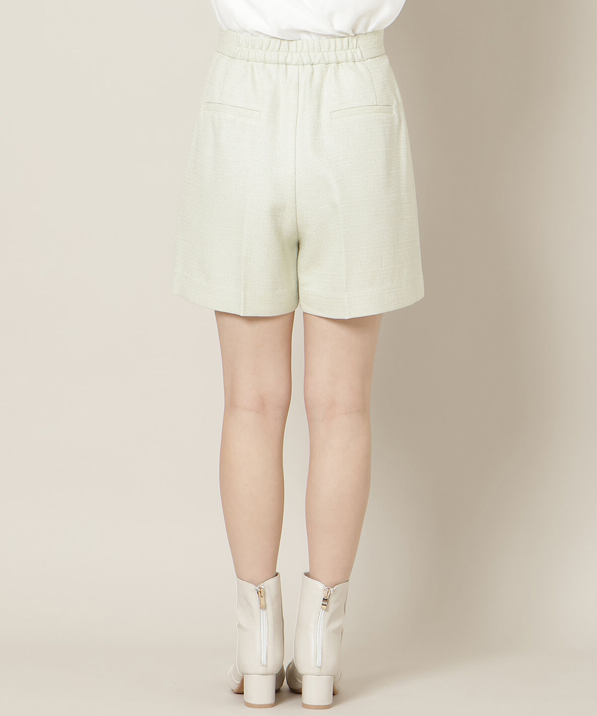 WILLSELECTION「ツイードタックショートパンツ」|キュロット|