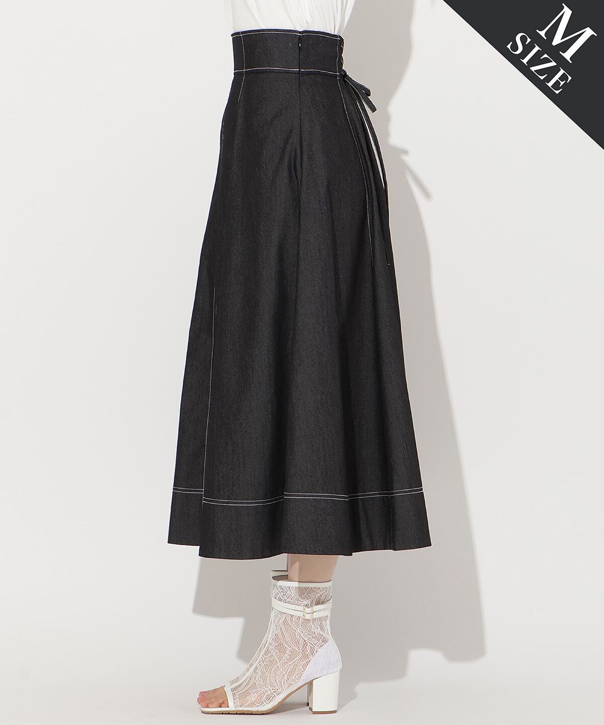 WILLSELECTION「ライトデニムフレアスカート」|スカート|