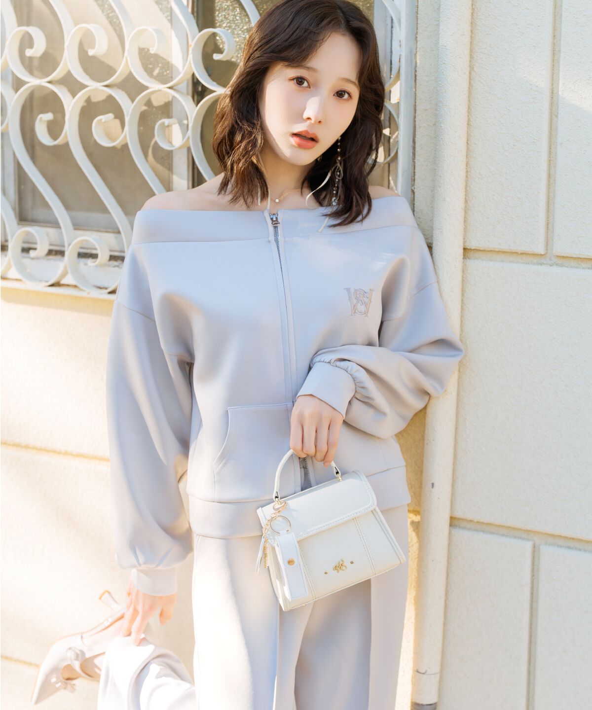 WILLSELECTION「ダブルZIPオフショルスウェットトップス」|その他|