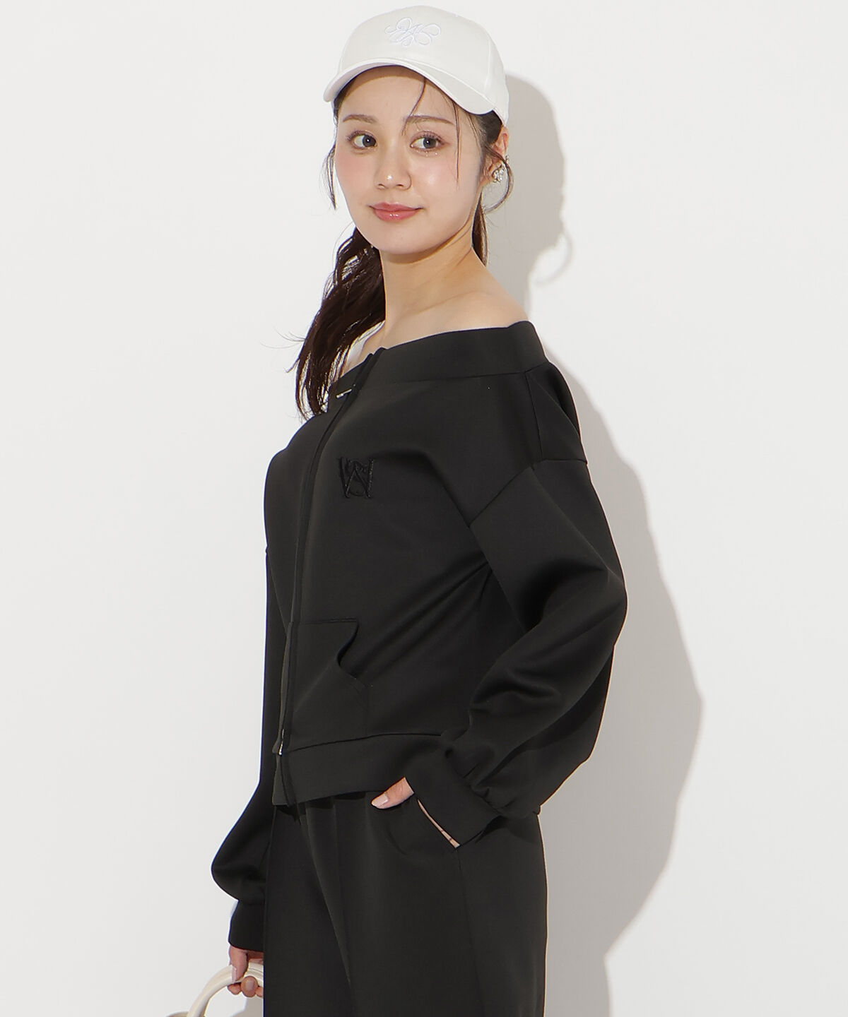 WILLSELECTION「ダブルZIPオフショルスウェットトップス」|その他|