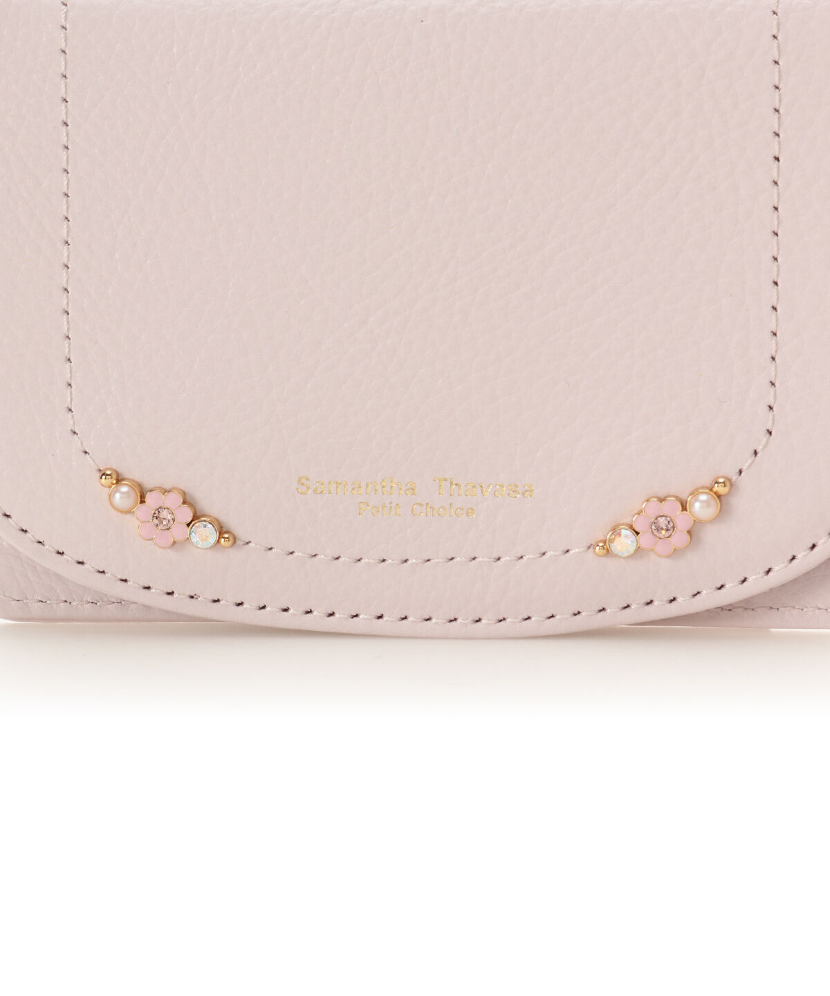 Samantha Thavasa Petit Choice「フラワーパール パスケース」|定期入れ|