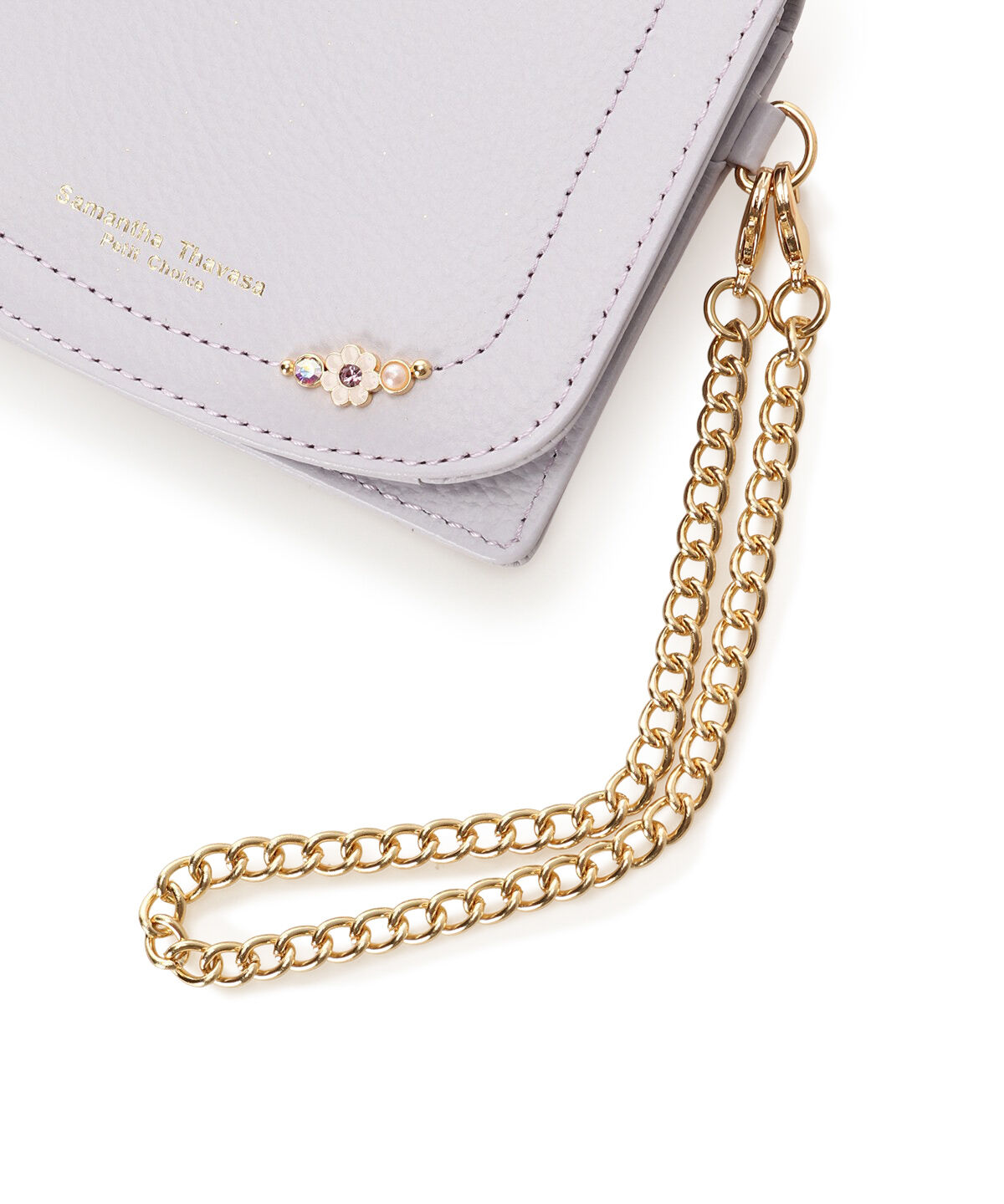 Samantha Thavasa Petit Choice「フラワーパール パスケース」|定期入れ|