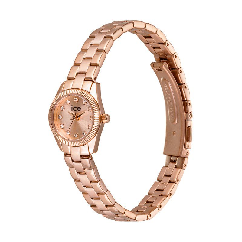 ICE-WATCH「〈ICE-WATCH(ｱｲｽｳｫｯﾁ)〉ICE mini ﾛｰｽﾞｺﾞｰﾙﾄﾞ19mm」|腕時計|