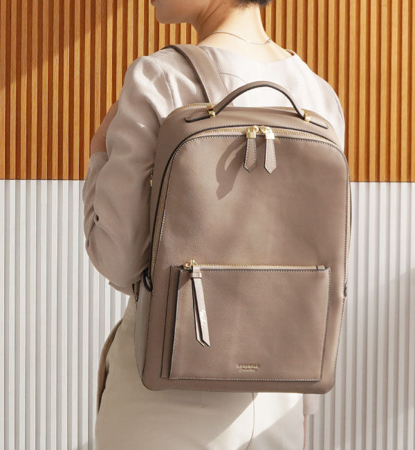 Jewelna Rose「Jewelna Rose ウェールズ リュックサック 11925」|リュック|グレージュ