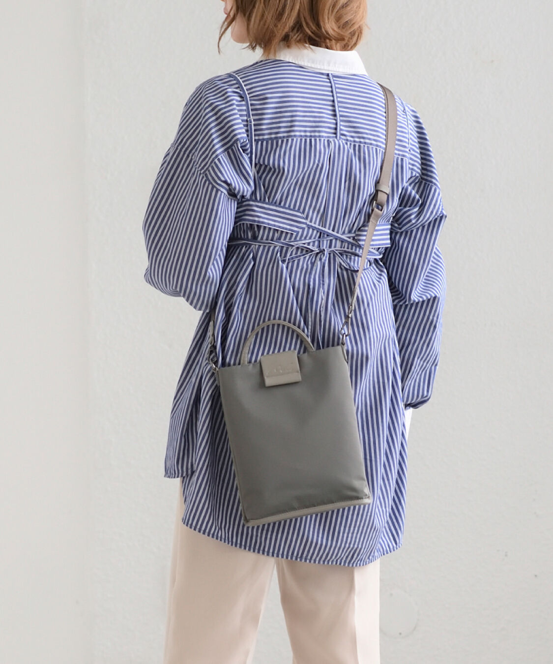 W&.Day/Night「W&.Day/Night/ダブルアンドデイナイト スック ショルダーバッグ 15181」|ショルダー・メッセンジャー|グレー