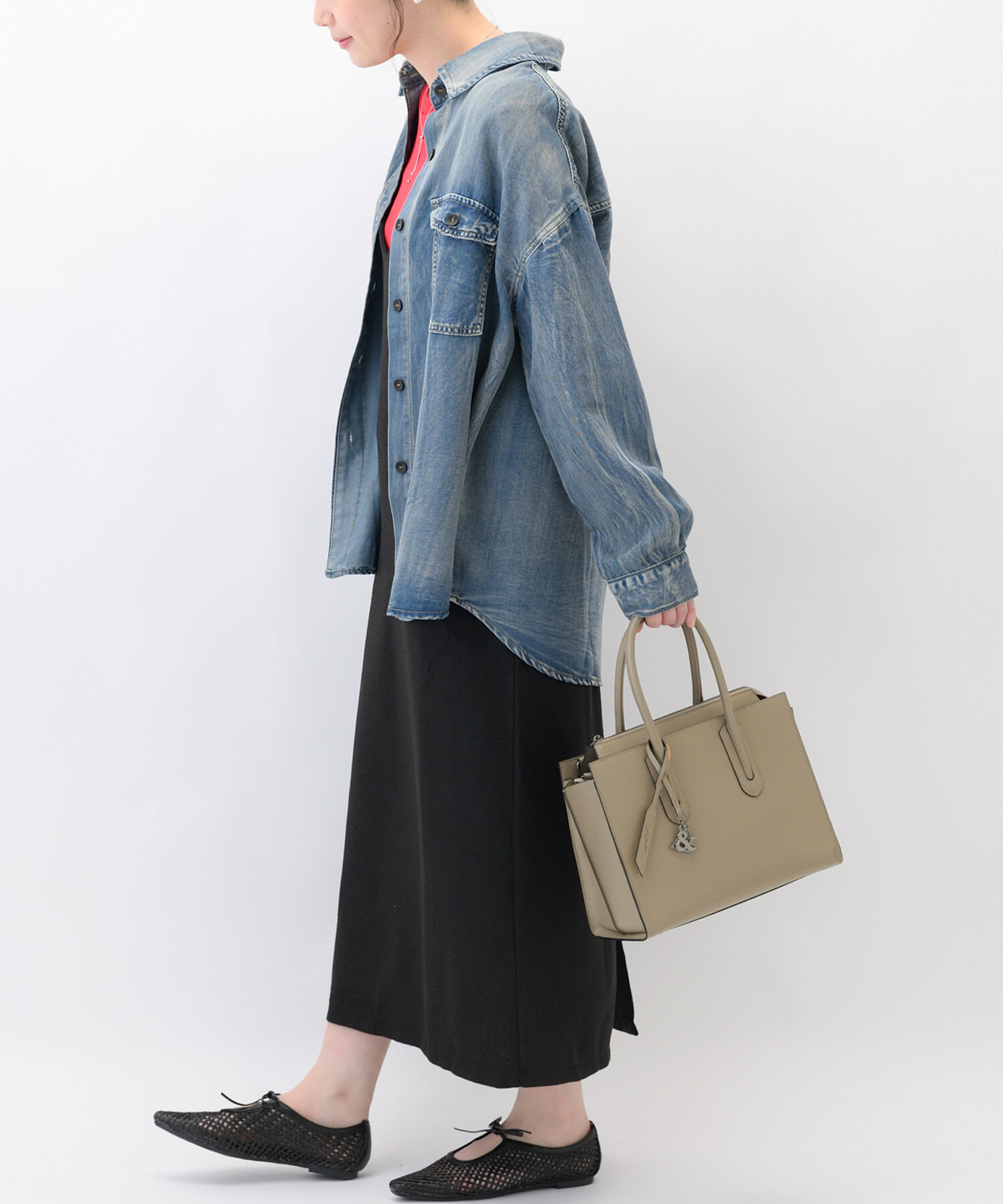 W&.Day/Night「W&.Day/Night スムーク トートバッグ B5サイズ 19191」|トートバッグ|