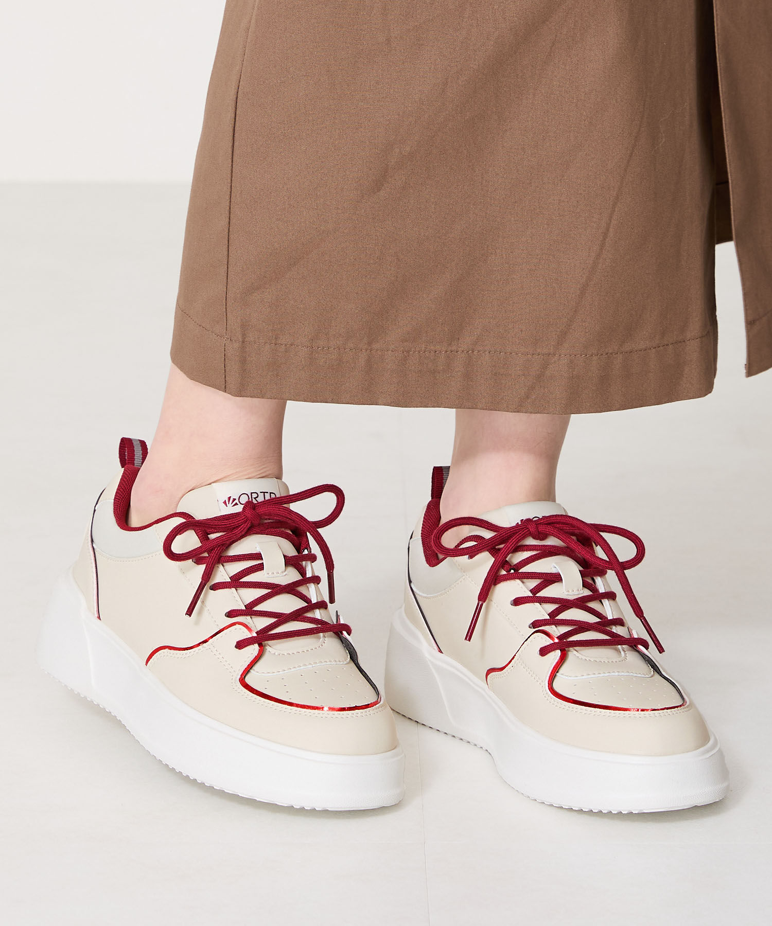 ORiental TRaffic「【新色追加】バイカラー ボリュームソール スニーカー /OT3750 厚底  クッション 軽量」|スニーカー|