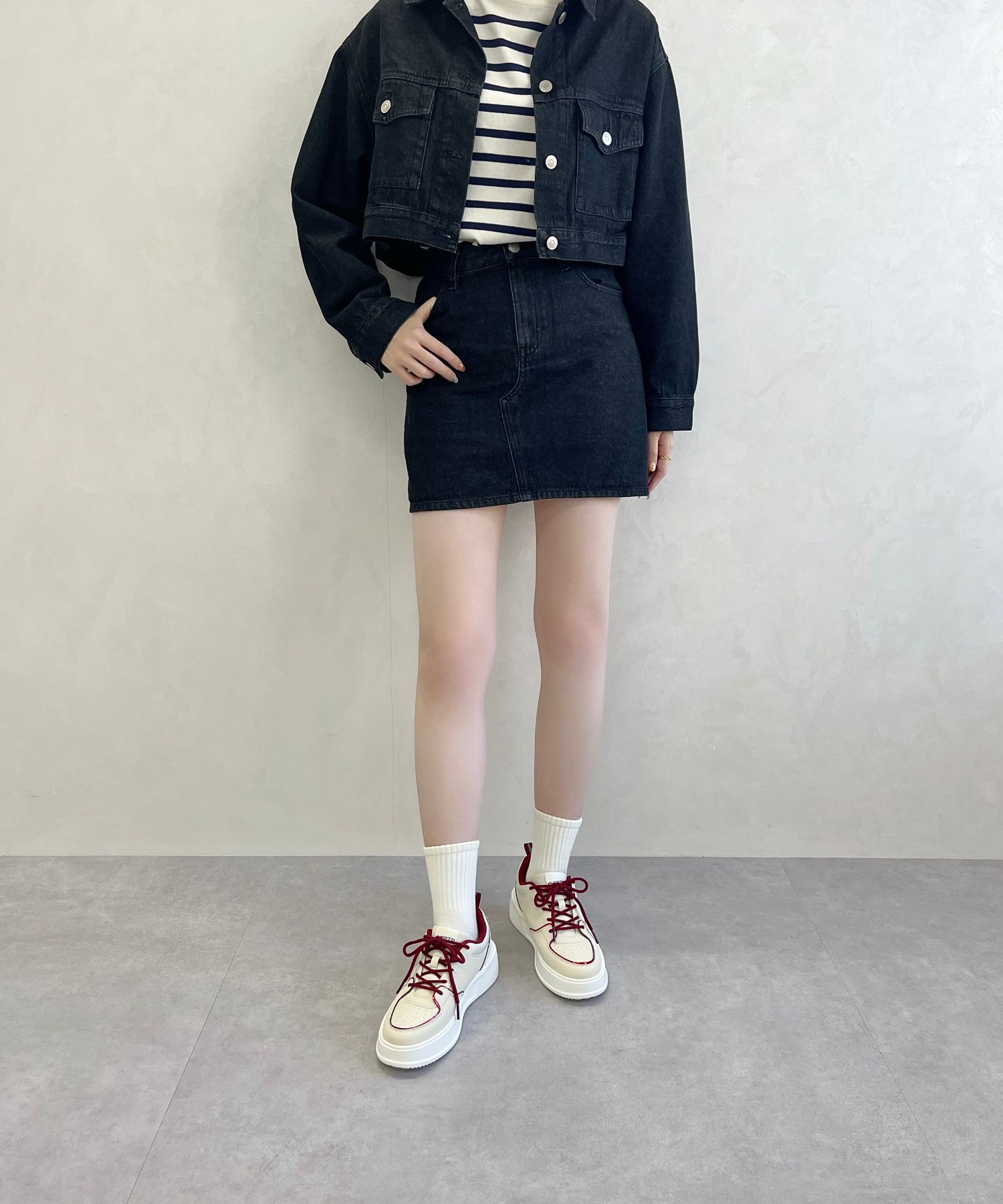 ORiental TRaffic「【新色追加】バイカラー ボリュームソール スニーカー /OT3750 厚底  クッション 軽量」|スニーカー|