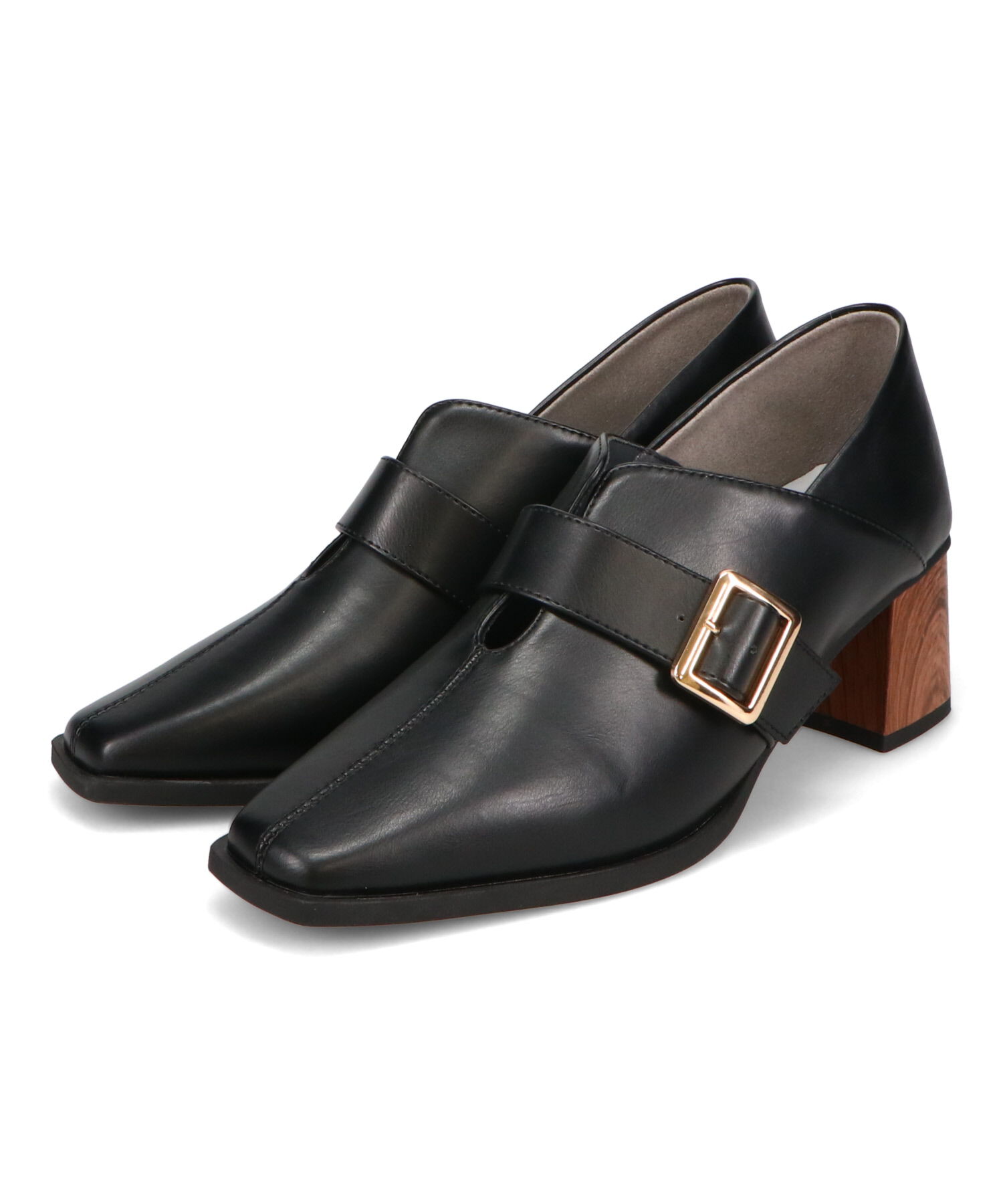 ORiental TRaffic「ウッドヒールベルトパンプス/51303」|パンプス|