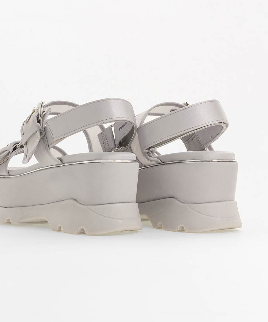  「パールバックルボリュームソールスポーツサンダル」|サンダル|