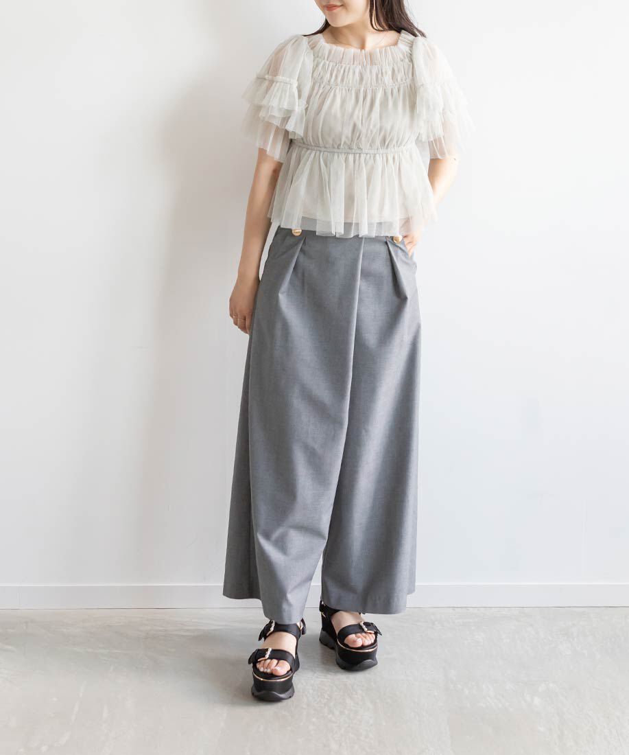  「パールバックルボリュームソールスポーツサンダル」|サンダル|