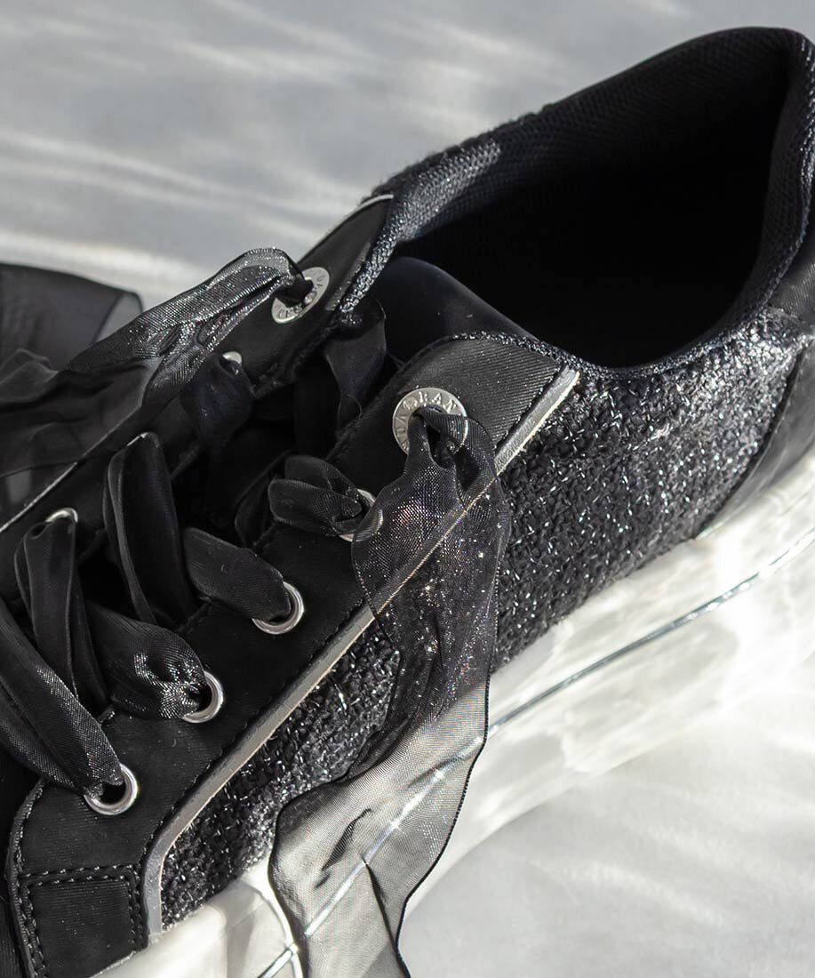  「2WAY シアーリボンプラットフォームスニーカー」|スニーカー|