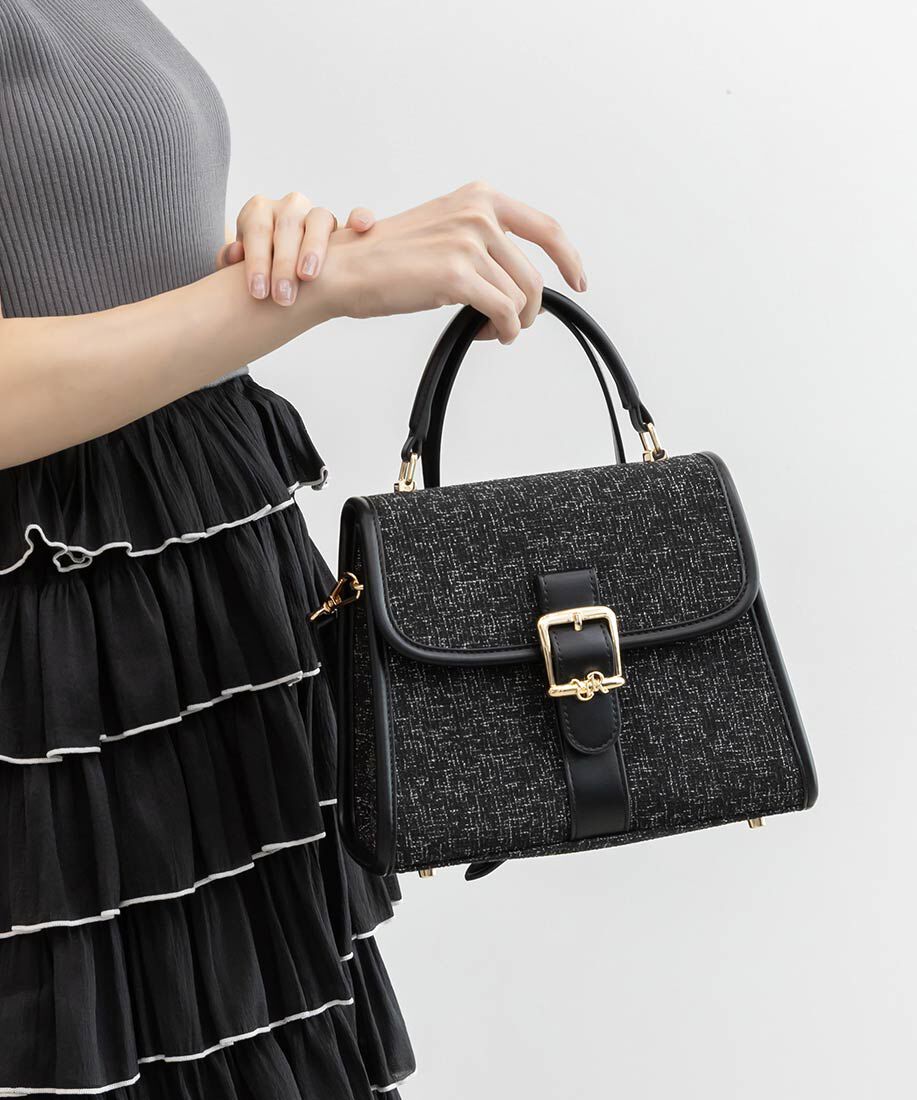  「2WAY モノグラムバックルハンドバッグ」|ハンドバッグ|