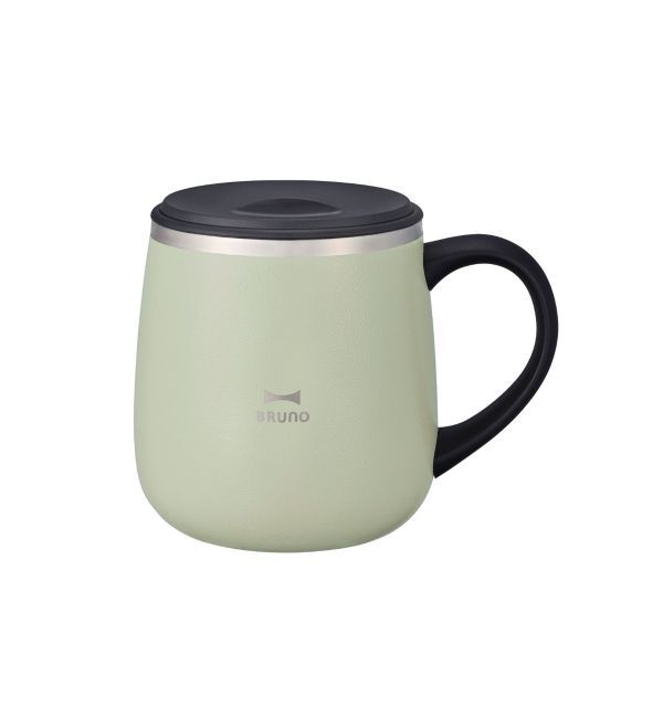 BRUNO「蓋つきステンレスマグ short」|グラス・マグカップ|グリーン