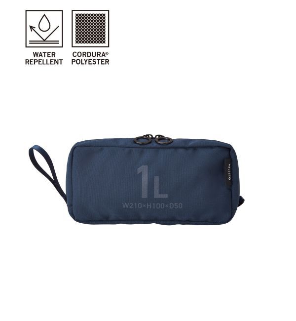 MILESTO「MILESTO UTILITY ポーチ 1L」|ポーチ|ネイビー