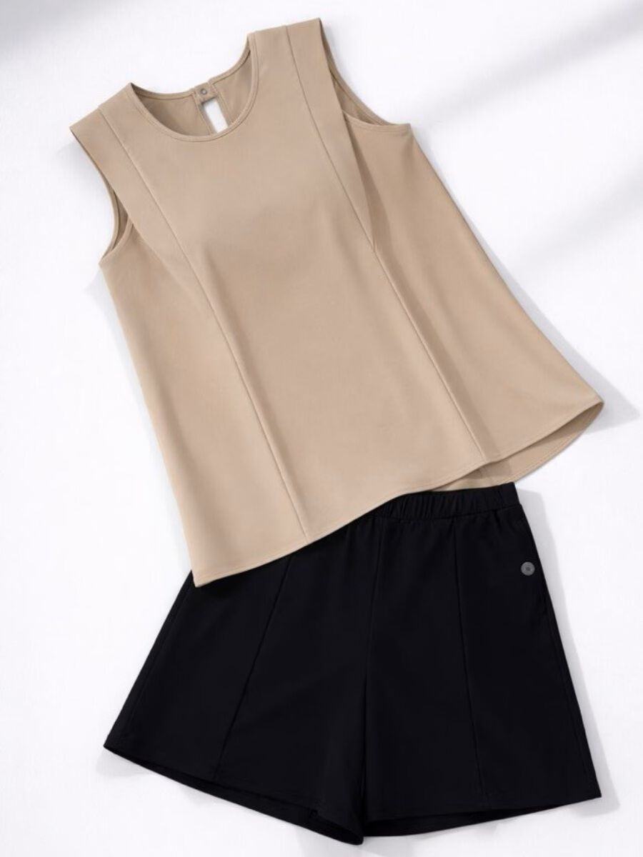 Riberce「【新作水着】UVカットプチスリーブ水着/トップス」|ビキニ|