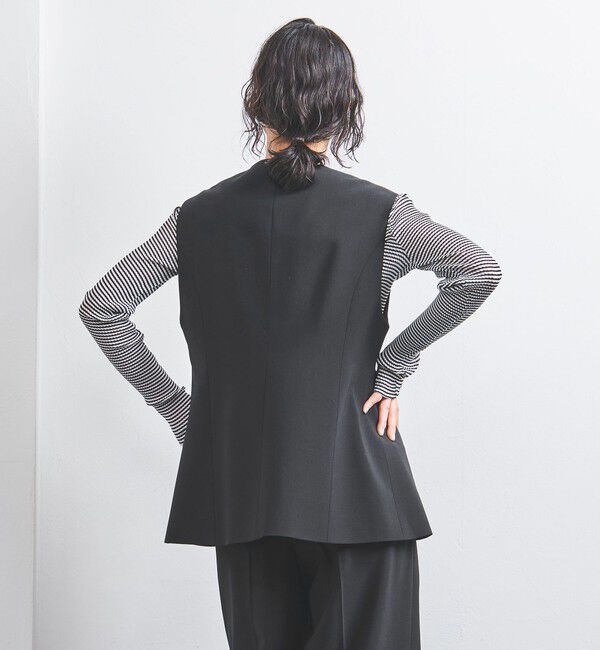 UNITED ARROWS「ノーカラー ベスト」|ベスト・ジレ|