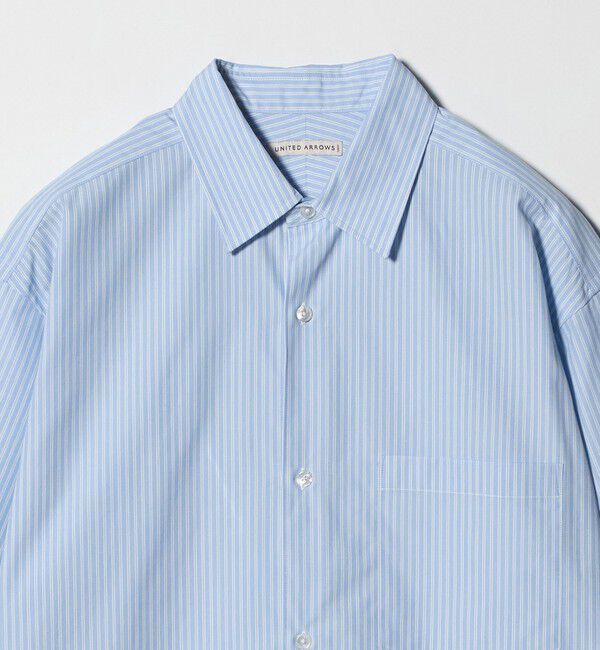UNITED ARROWS「カリビアーナミルズ ポプリン レギュラーカラーシャツ」|シャツ・ブラウス|