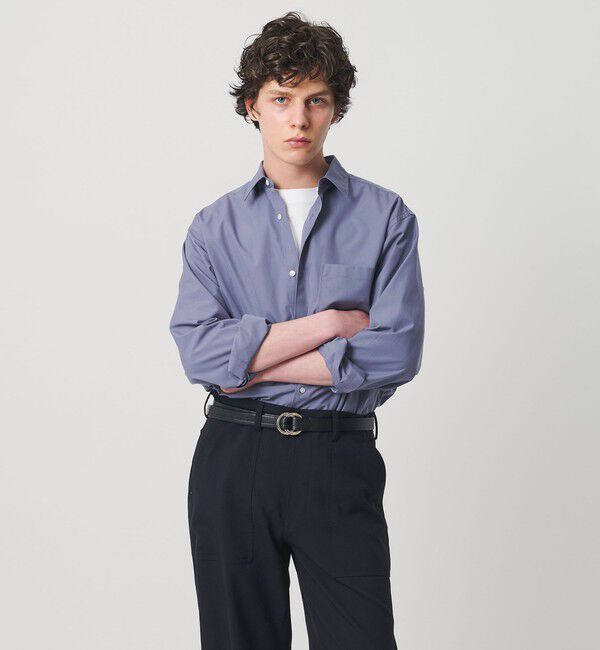 UNITED ARROWS「カリビアーナミルズ ポプリン レギュラーカラーシャツ」|シャツ・ブラウス|