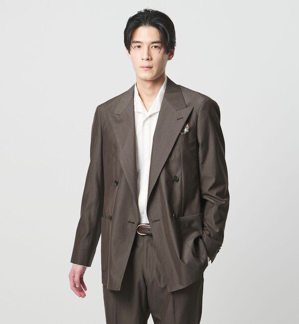 UNITED ARROWS「ポプリン ダブル 4ボタン テーラードジャケット R-MODEL」|テーラードジャケット|MOCA