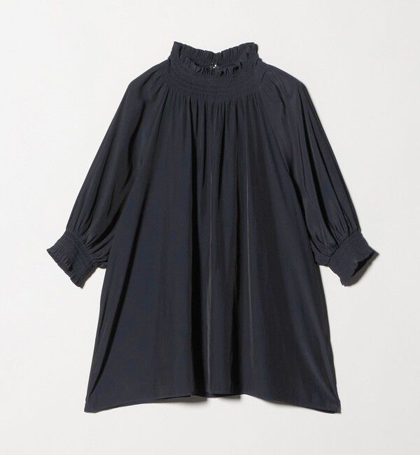 UNITED ARROWS「シャーリング ハイネック シャツ ブラウス」|シャツ・ブラウス|