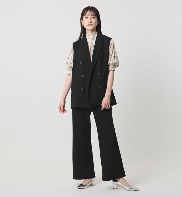 UNITED ARROWS「シャーリング ハイネック シャツ ブラウス」|シャツ・ブラウス|