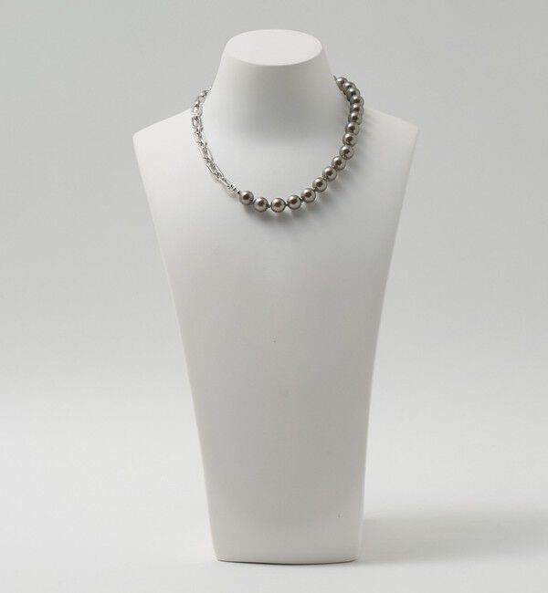 UNITED ARROWS「イミテーションパール&チェーン ネックレス」|ネックレス|