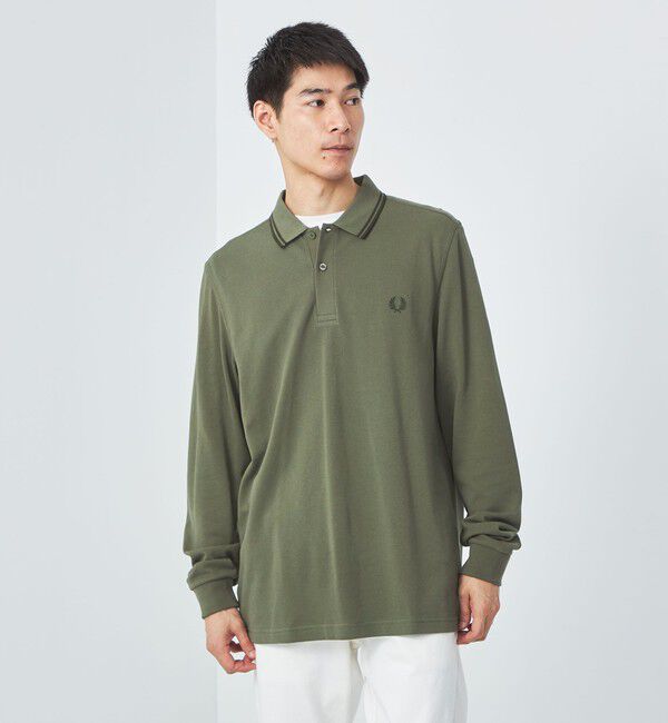 UNITED ARROWS green label relaxing「＜FRED PERRY＞ツインティップ ポロシャツ」|ポロシャツ|DK.GREEN