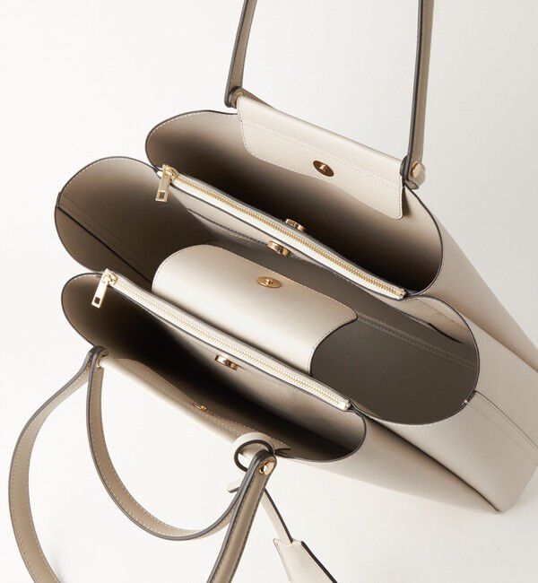 UNITED ARROWS green label relaxing「【WEB限定】NEW ダブルハンドルトートバッグ / A4 / 通勤 / PCバッグ付き」|ショルダー・メッセンジャー|