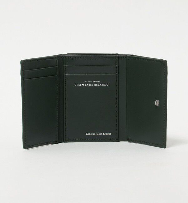 UNITED ARROWS green label relaxing「GLR イタリアンレザー 3つ折り ミニウォレット 財布」|財布|