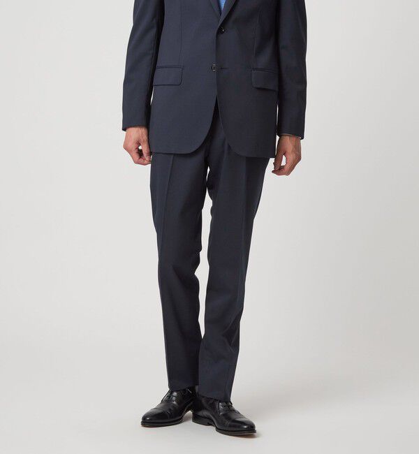 UNITED ARROWS green label relaxing「MODERATION SUIT 2B HC/BW- モデレーション スーツ ジャケット ＆ パンツ 上下セット 裾仕上げ済 -ストレッ」|スーツ|