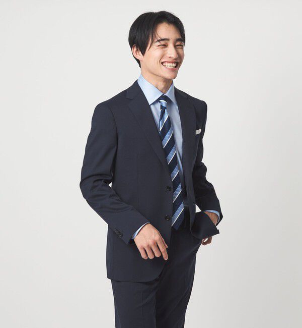 UNITED ARROWS green label relaxing「MODERATION SUIT 2B HC/BW- モデレーション スーツ ジャケット ＆ パンツ 上下セット 裾仕上げ済 -ストレッ」|スーツ|