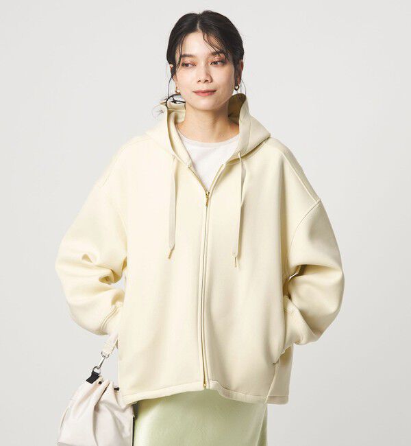 UNITED ARROWS green label relaxing「［size SHORTあり］ダンボール ジップ フーディ」|パーカー|