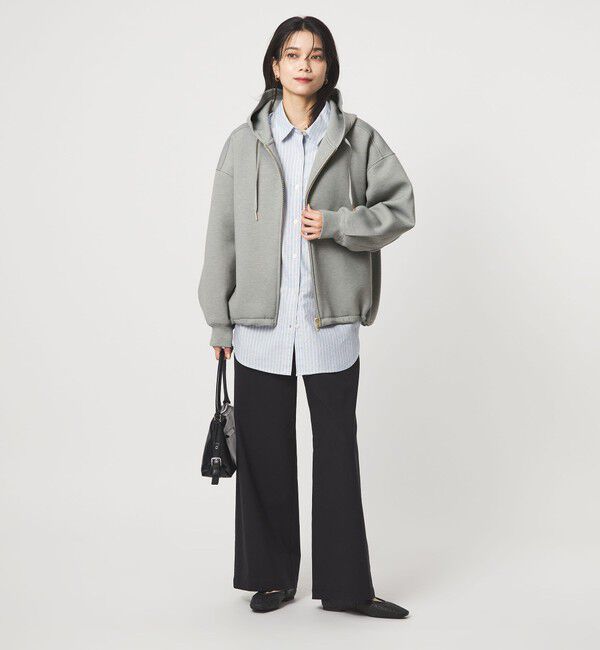 UNITED ARROWS green label relaxing「［size SHORTあり］ダンボール ジップ フーディ」|パーカー|