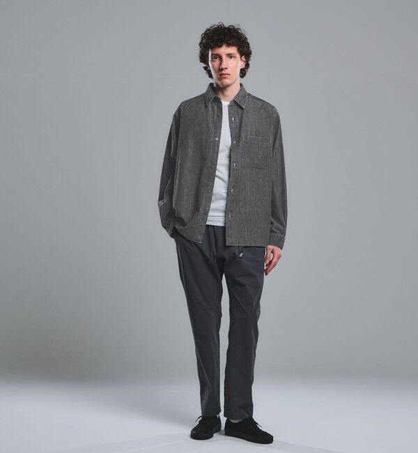 UNITED ARROWS green label relaxing「フェード デニム マイン レギュラーカラー シャツ」|シャツ・ブラウス|